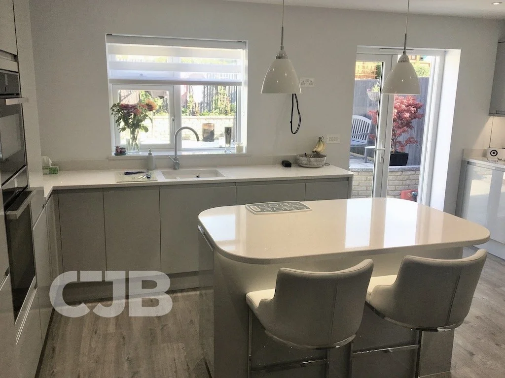 C Jennings Building, Stevenage extension builders in Hertfordshire, kitchen completion.JPG