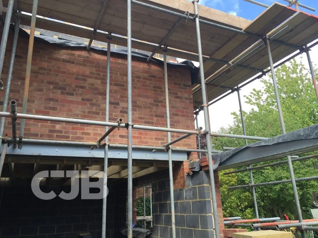 CJB Extension in Digswell, Hertfordshire - steelwork-2.JPG