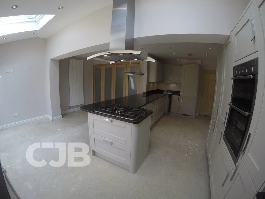 Extension, Orchard Road, Standon -  kitchen completed-2.JPG