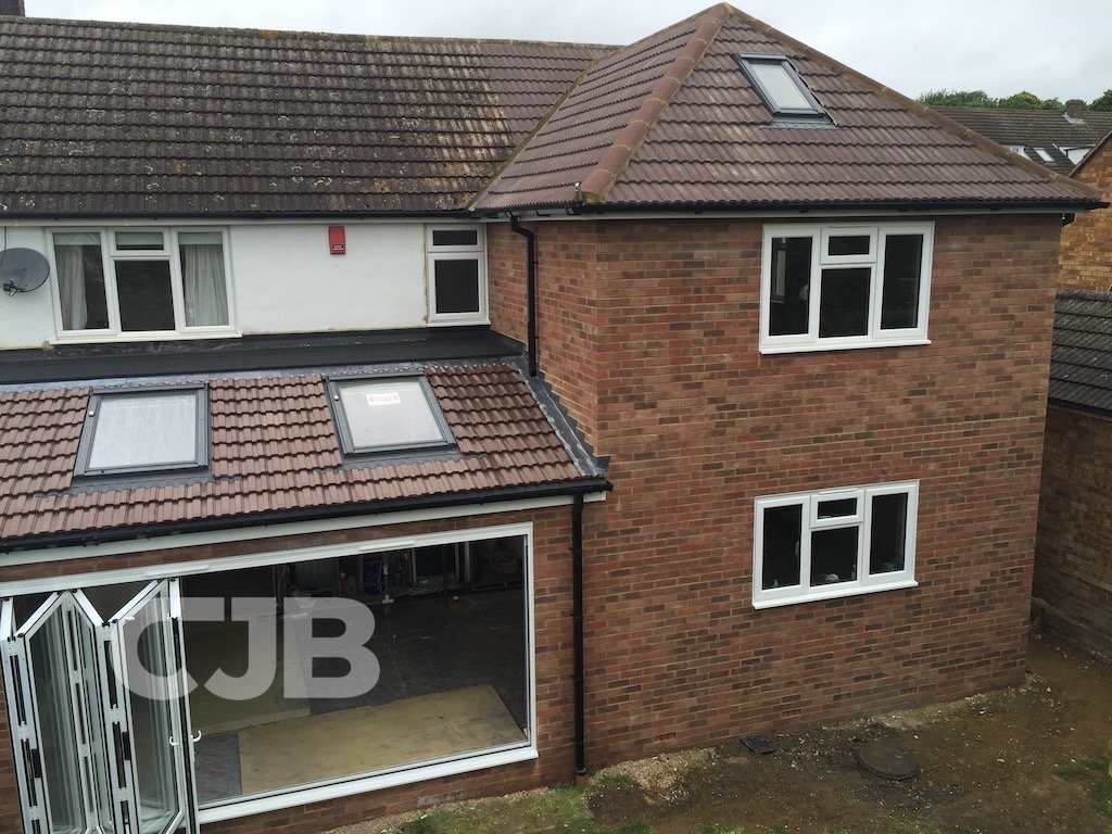 CJB Extension in Digswell, Hertfordshire - bifolding doors-2.JPG