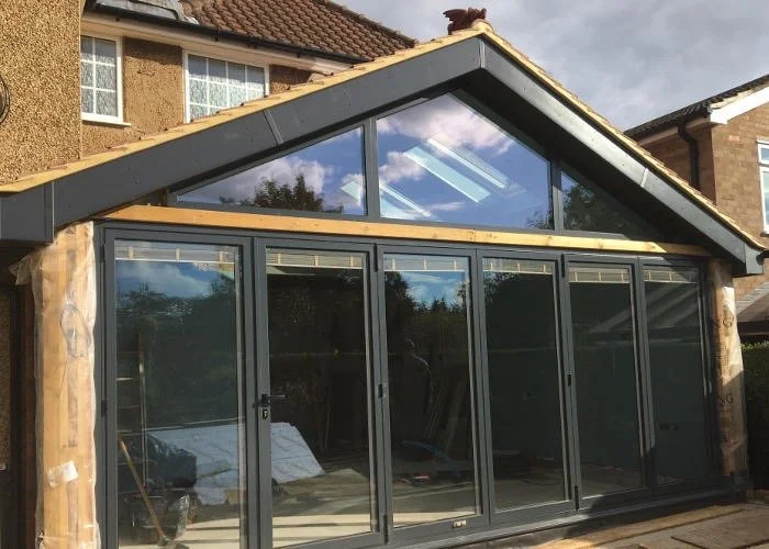 Extension in Digswell, Hertfordshire - cladding-2.JPG