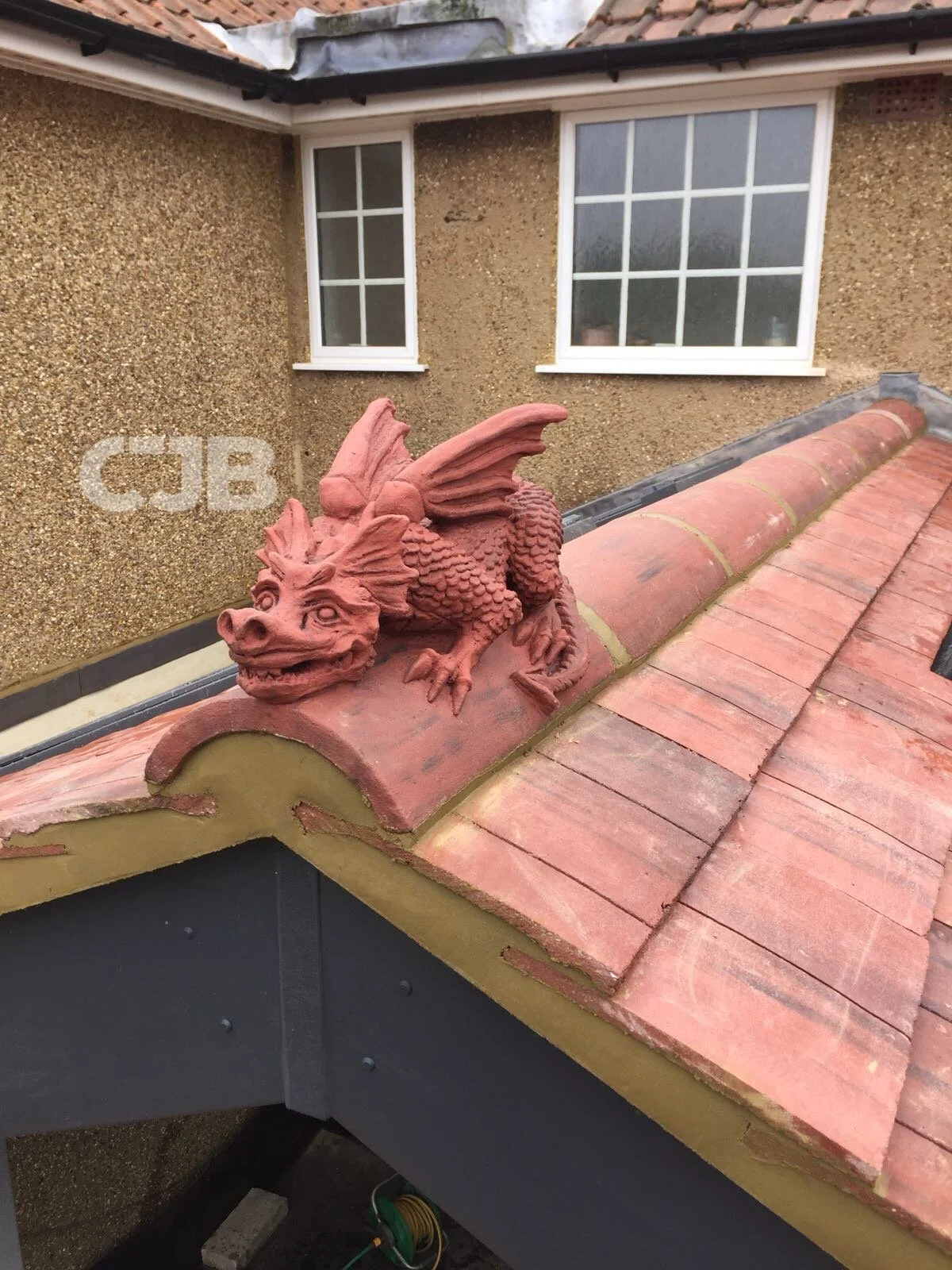 Extension in Digswell, Hertfordshire - Roof dragon-2.JPG