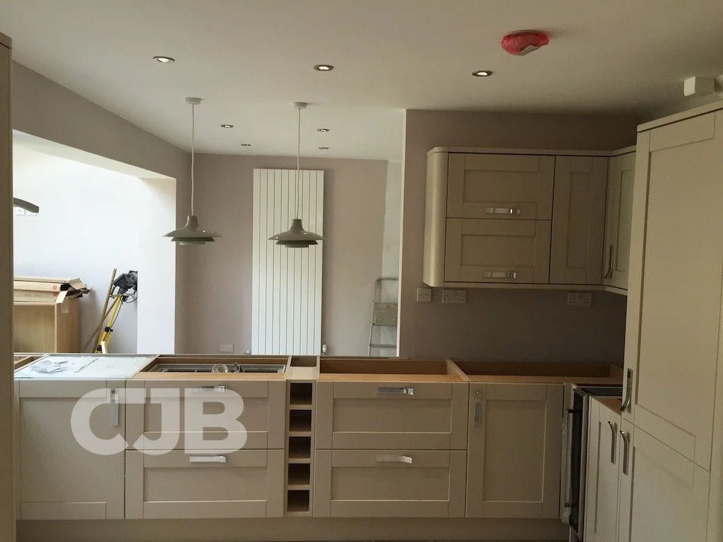 Extension, Orchard Road, Standon -  kitchen draws-2.JPG