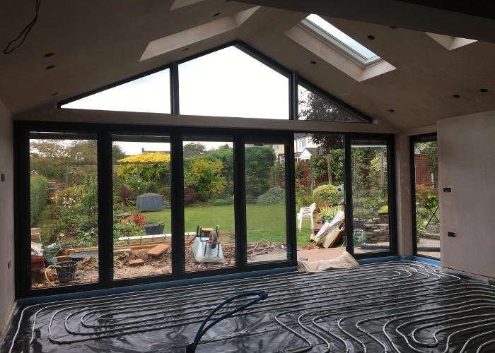 Extension in Digswell, Hertfordshire - underfloor heating-2.JPG