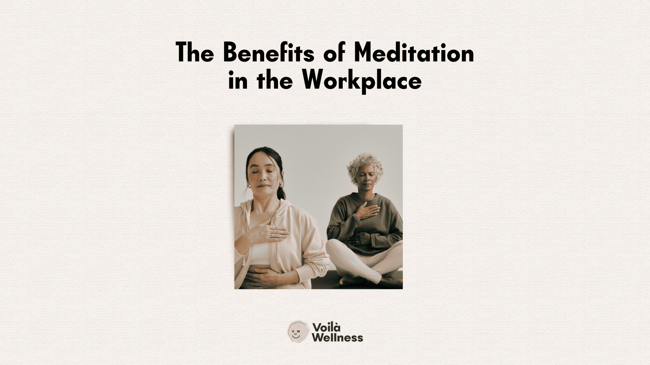 Meditation at Work : why & how