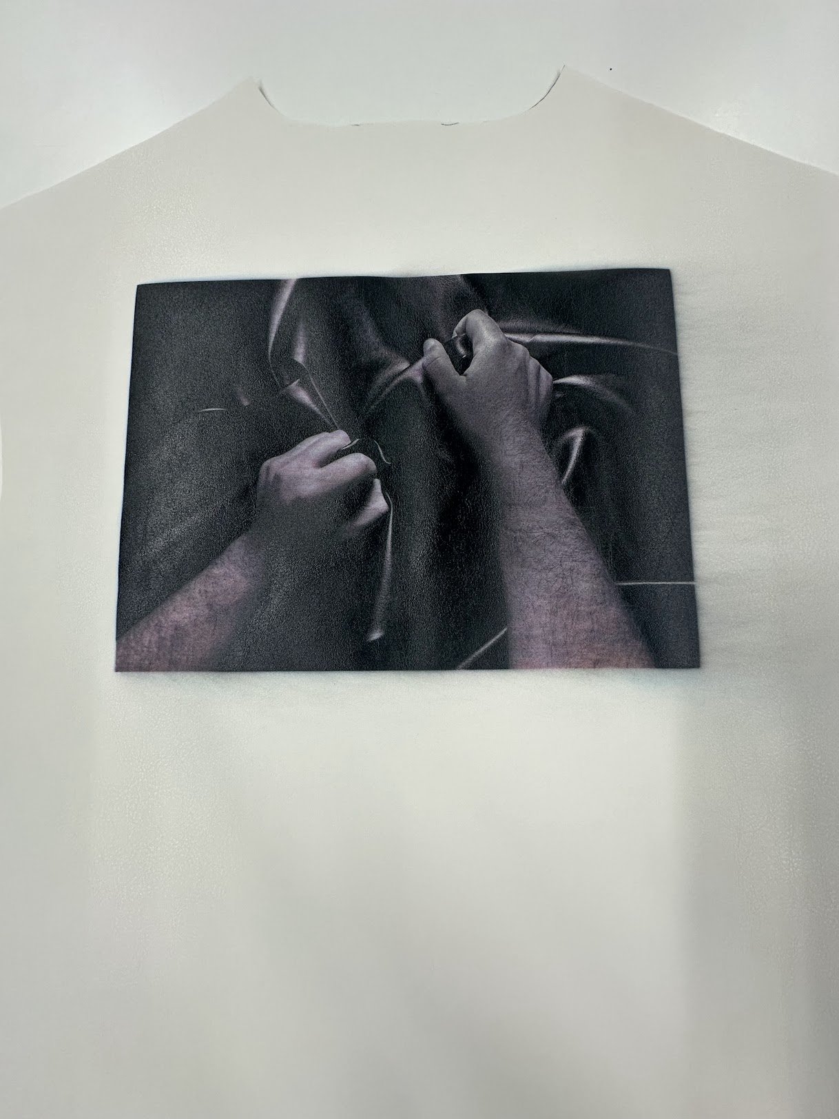 Photograph Printed onto Back Pattern Piece