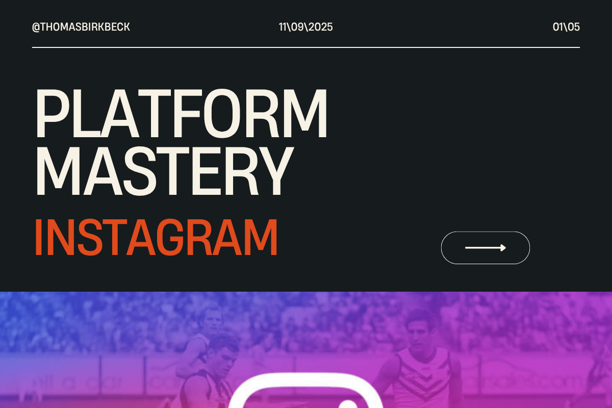 Platform Mastery Series Volume 2 Instragram