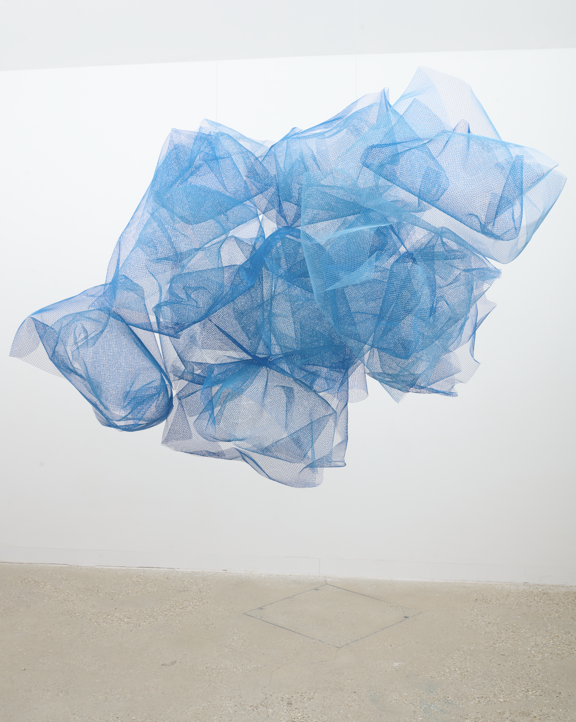 No.1622 Mesh, 2026, Powder coated galvanised mild steel, 153 x 208 x 140 cm