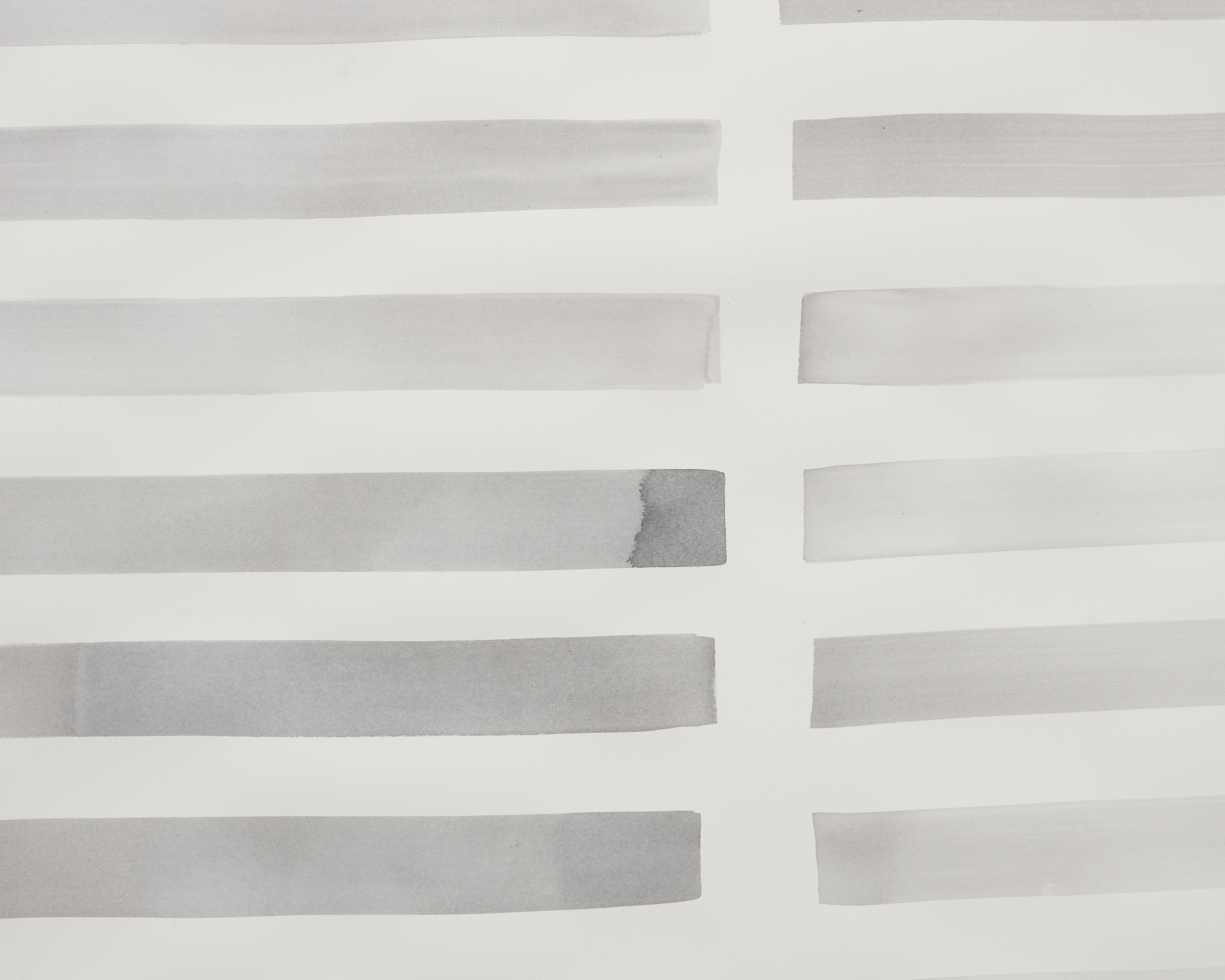 No.1364 WP Bermuda, 2023/24, Ink on paper, 153 x 291 cm