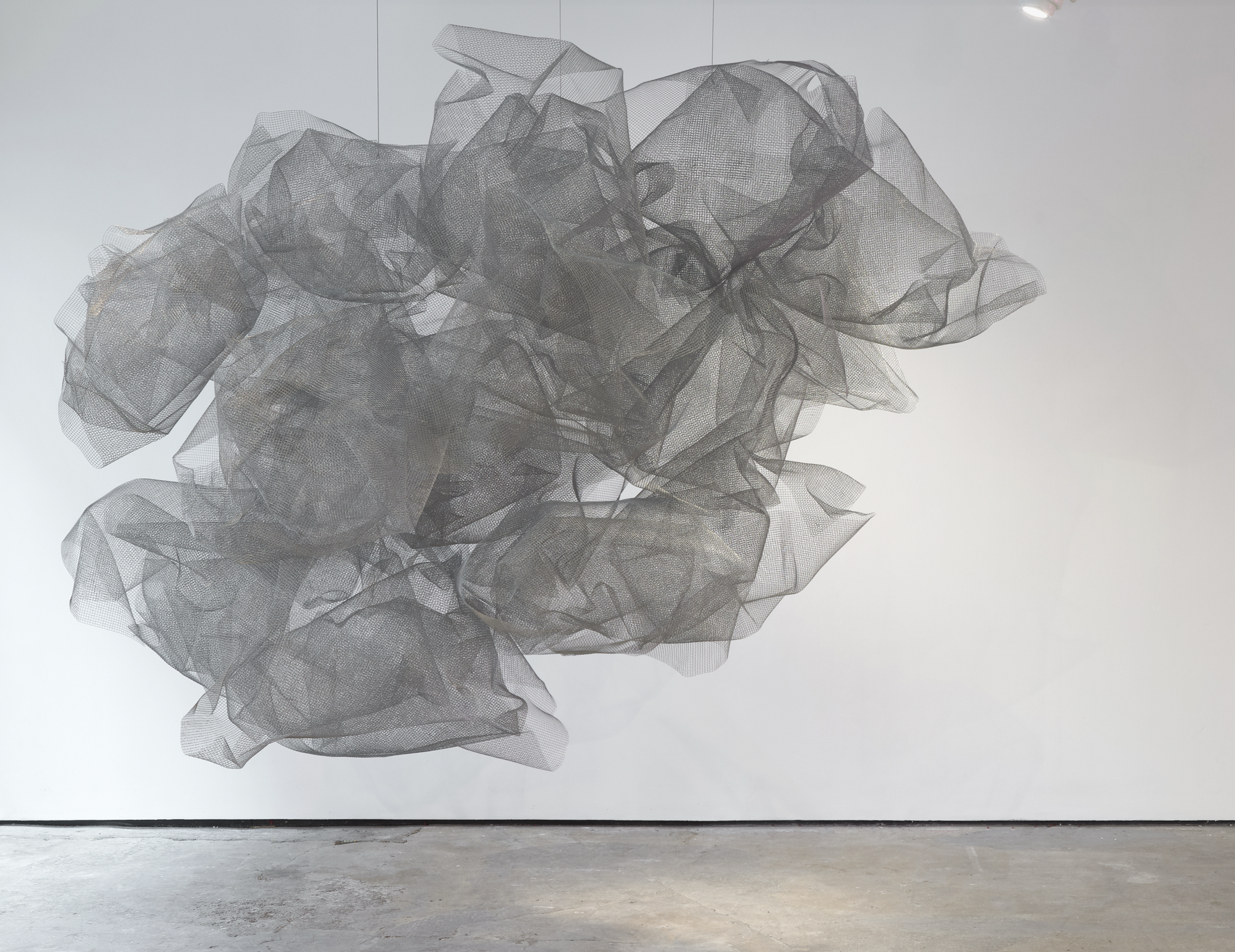 No.1539 Mesh, 2025, Galvanised mesh, 189 x 260 x 184 cm