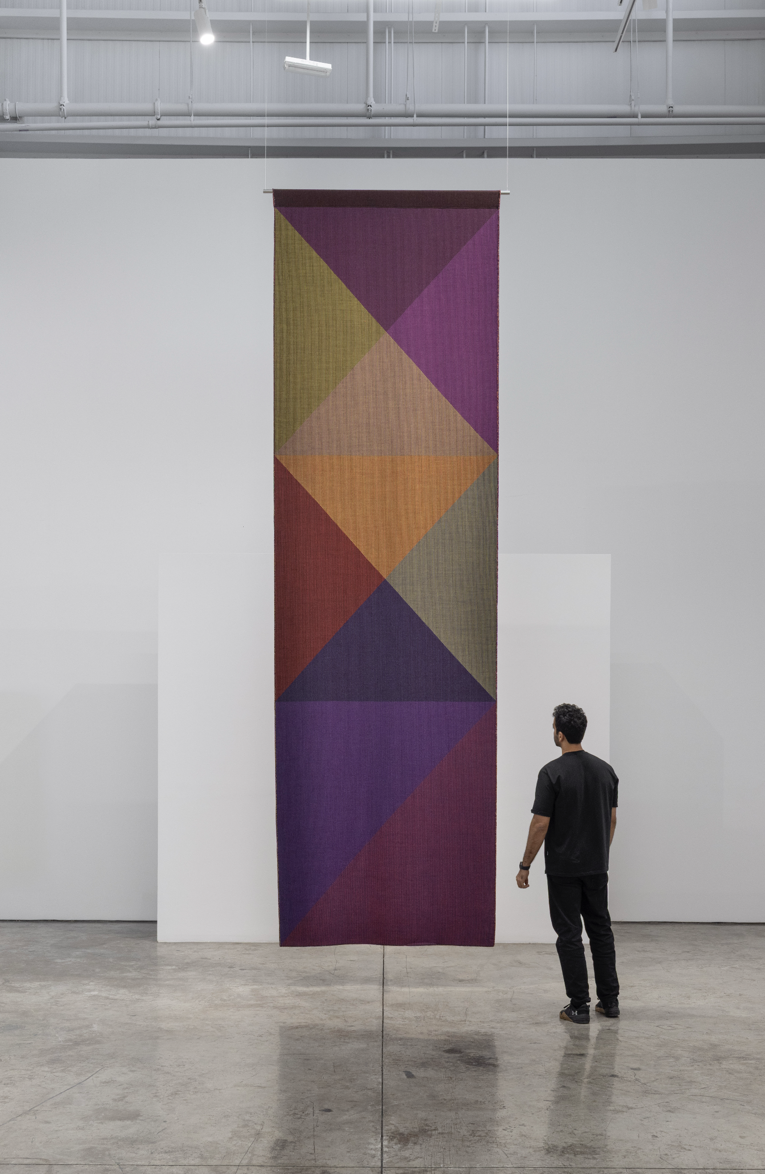 No.1670 Tapestry, Wool Jacquard Woven Rib Fabric, 456.6 x 140 x 2cm
