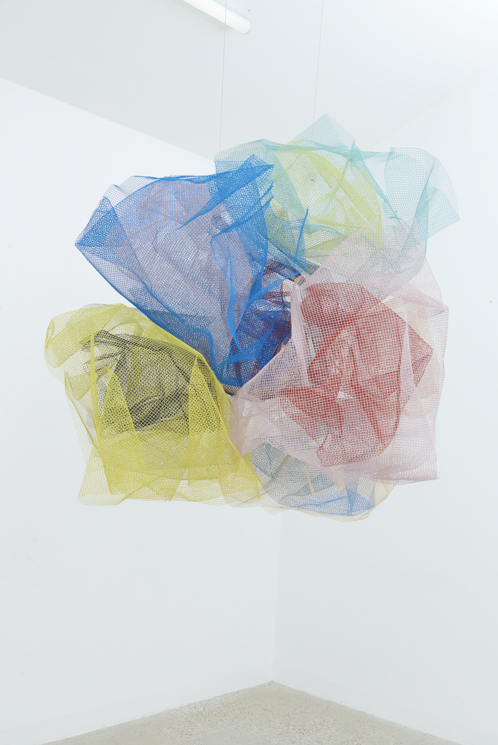 No.1192 Mesh, 2022, Powder coated galvanised mild steel, 115 x 115 x 125 cm