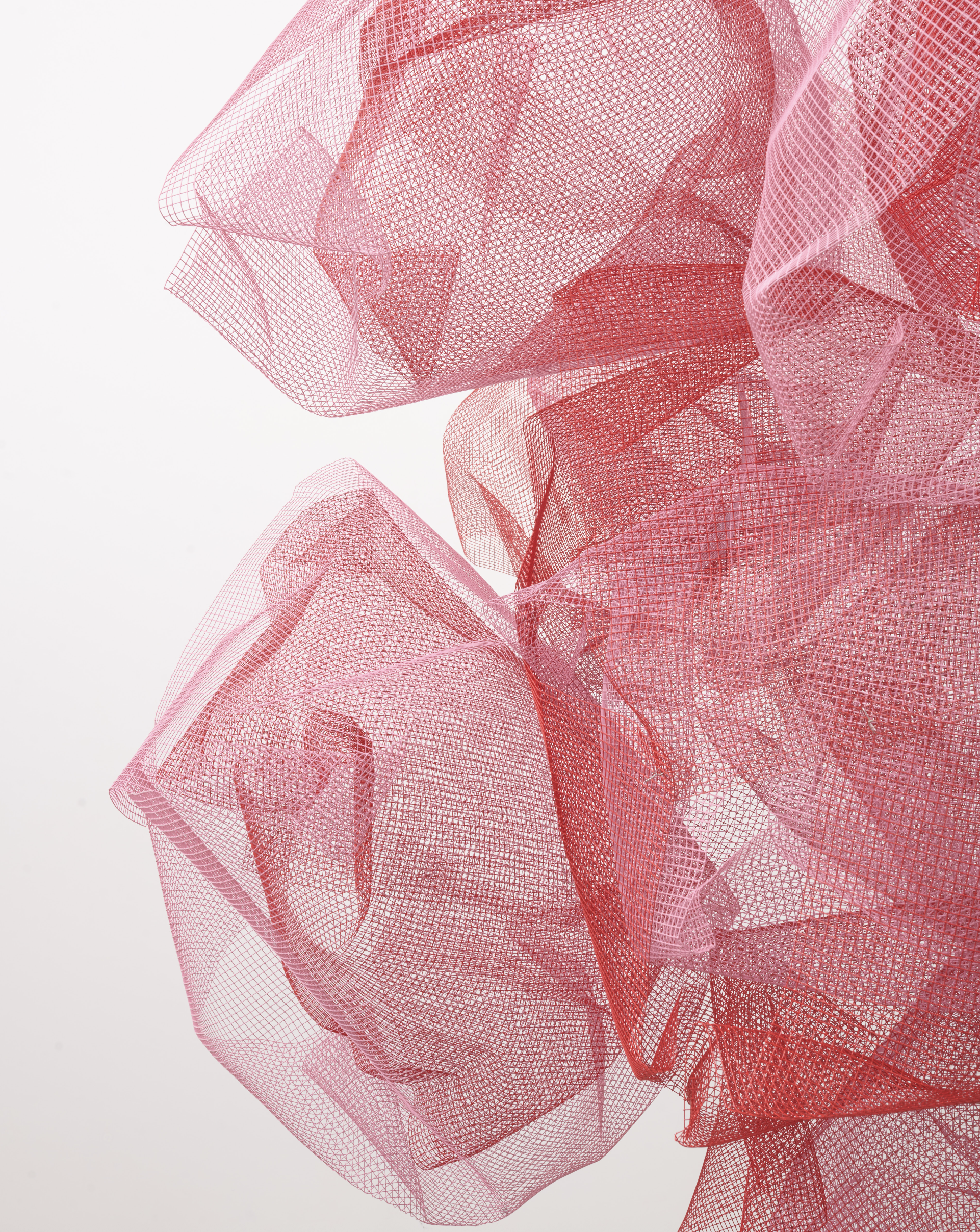 No.1621 Mesh, 2026, Powder coated galvanised mild steel, 153 x 153 x 150 cm