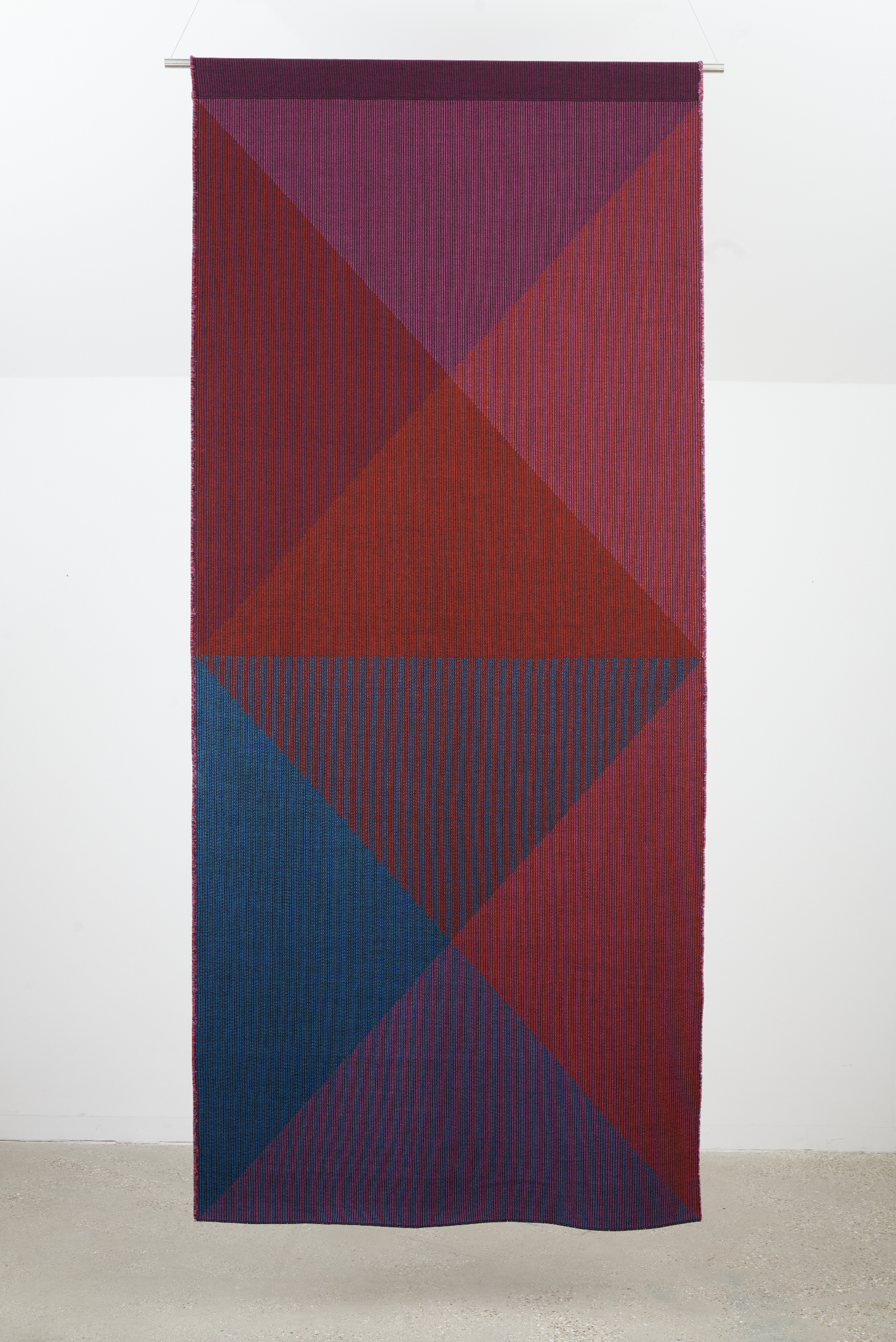 No.1677 Tapestry, Wool Jacquard Woven Rib Fabric, 309.4 x 140 x 2cm