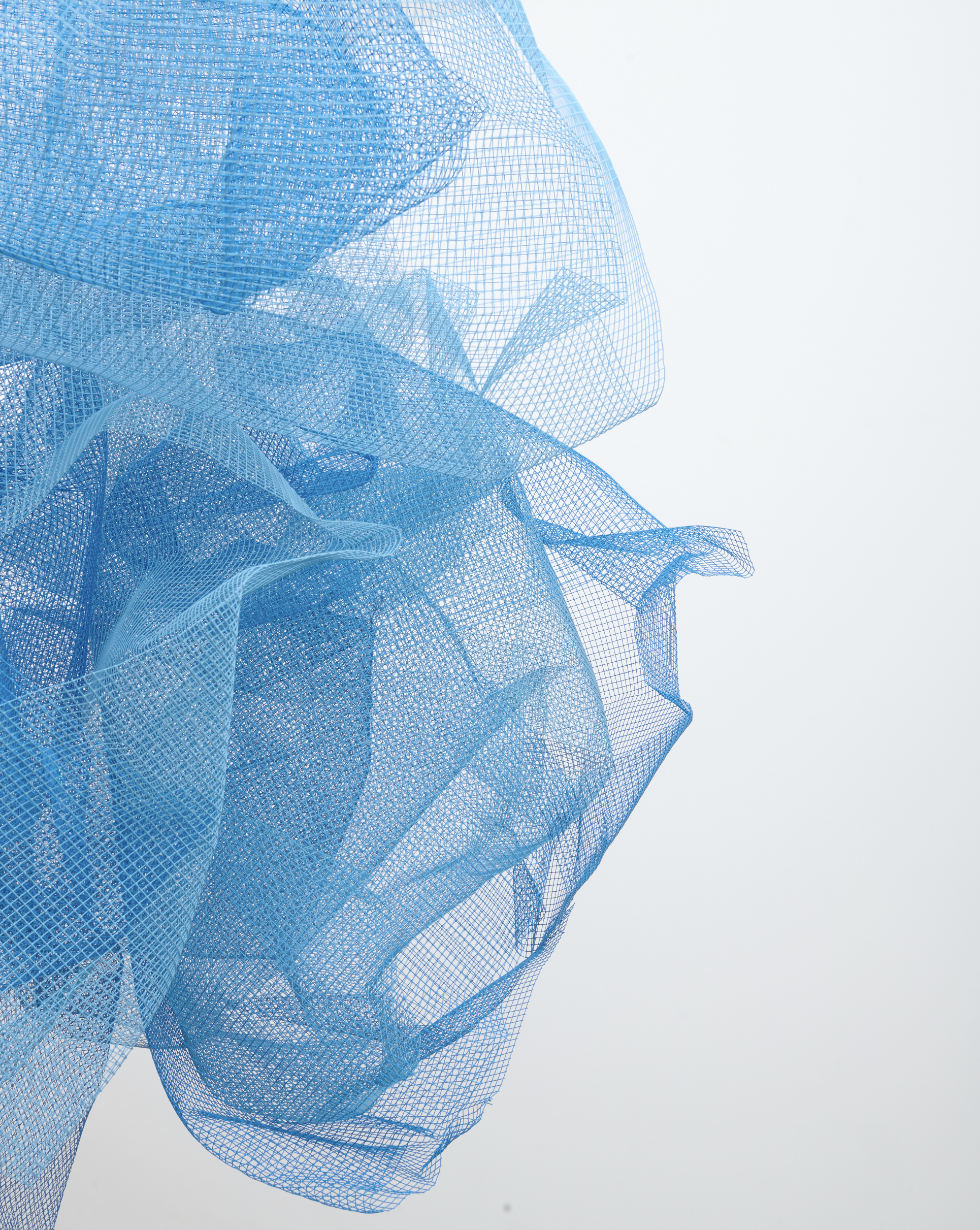 No.1622 Mesh, 2026, Powder coated galvanised mild steel, 153 x 208 x 140 cm