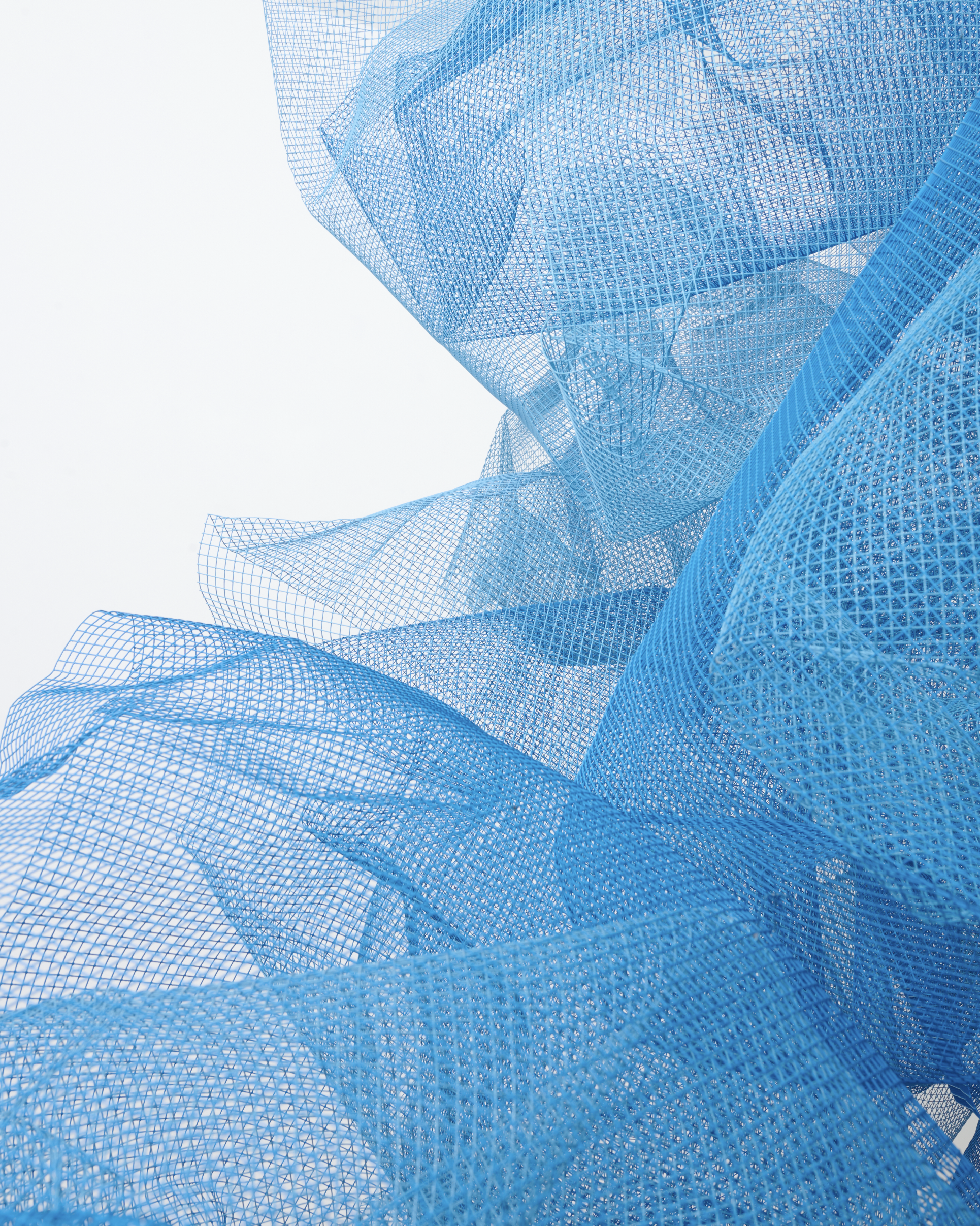 No.1622 Mesh, 2026, Powder coated galvanised mild steel, 153 x 208 x 140 cm