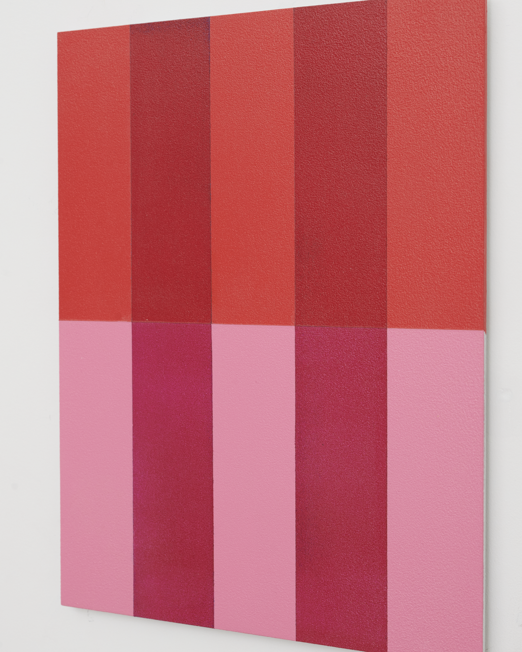 No.1312 Painting, 2023, Acrylic paint on anodised aluminium, 25 x 45 x 0.5 cm