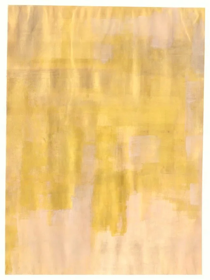 Wabi Sabi Wall Art | Golden Grey Minimalist Painting