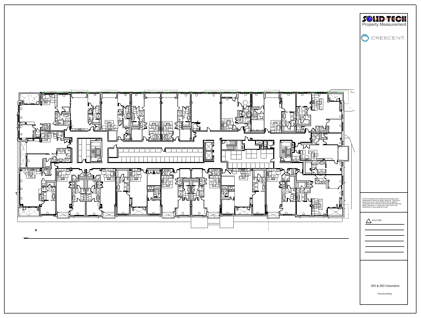 Sample As Built Plan for Multi Family residential