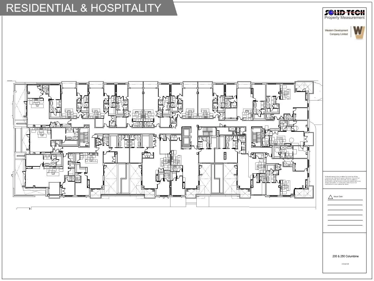 As-Built Drawings for Multi-Family Residential and Hospitality Use