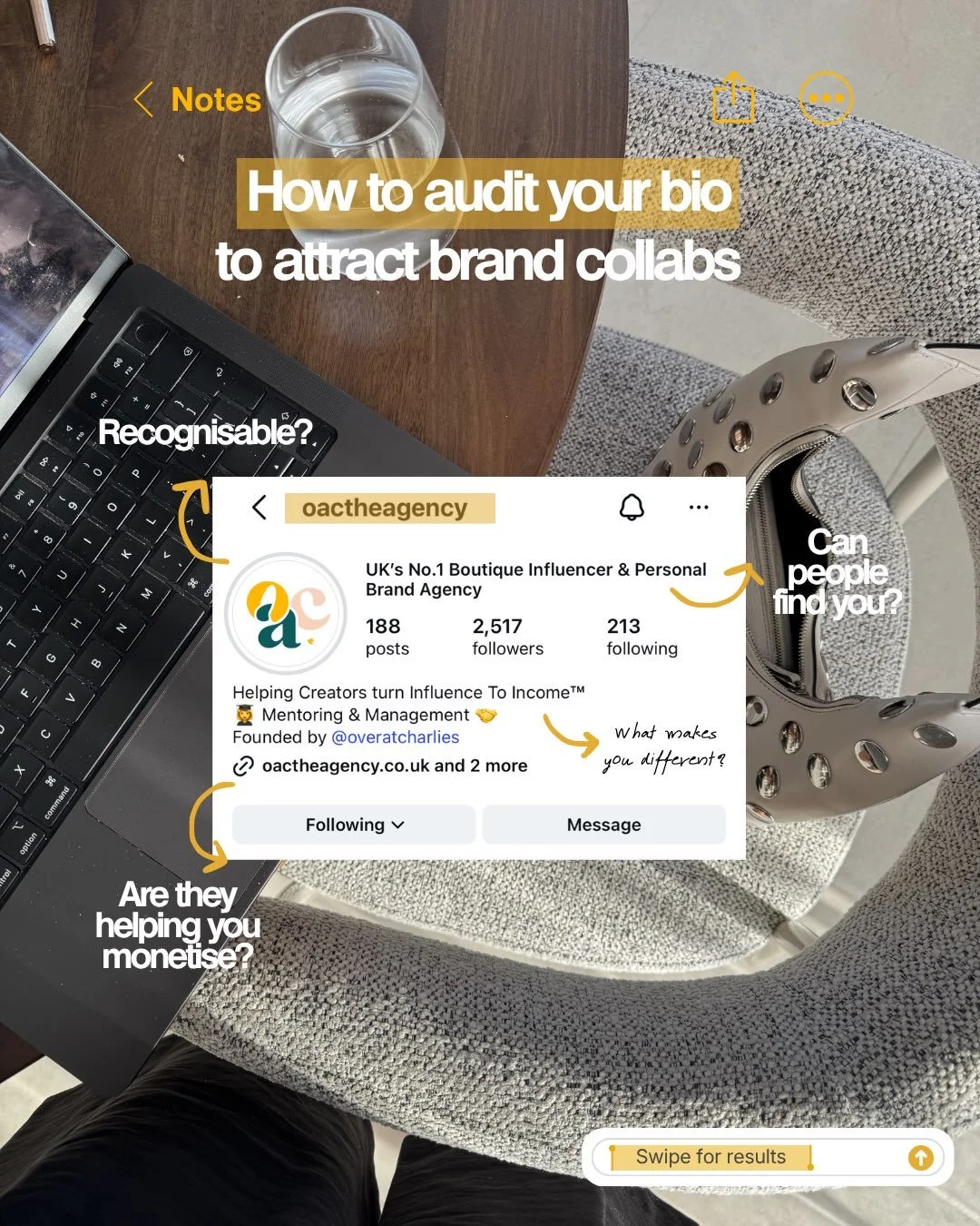 If your dream brand landed on your Instagram profile today&hellip; would your bio convince them to work with you? 👀

Your bio is one of the first things a brand will look at when they&rsquo;re deciding whether you&rsquo;re the right fit for a campai