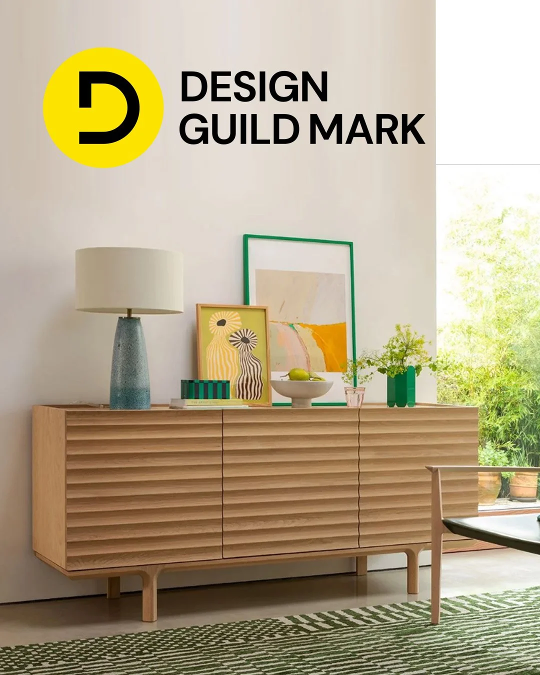 Oleander wide sideboard - Awarded a Design Guild Mark (UK 2025)