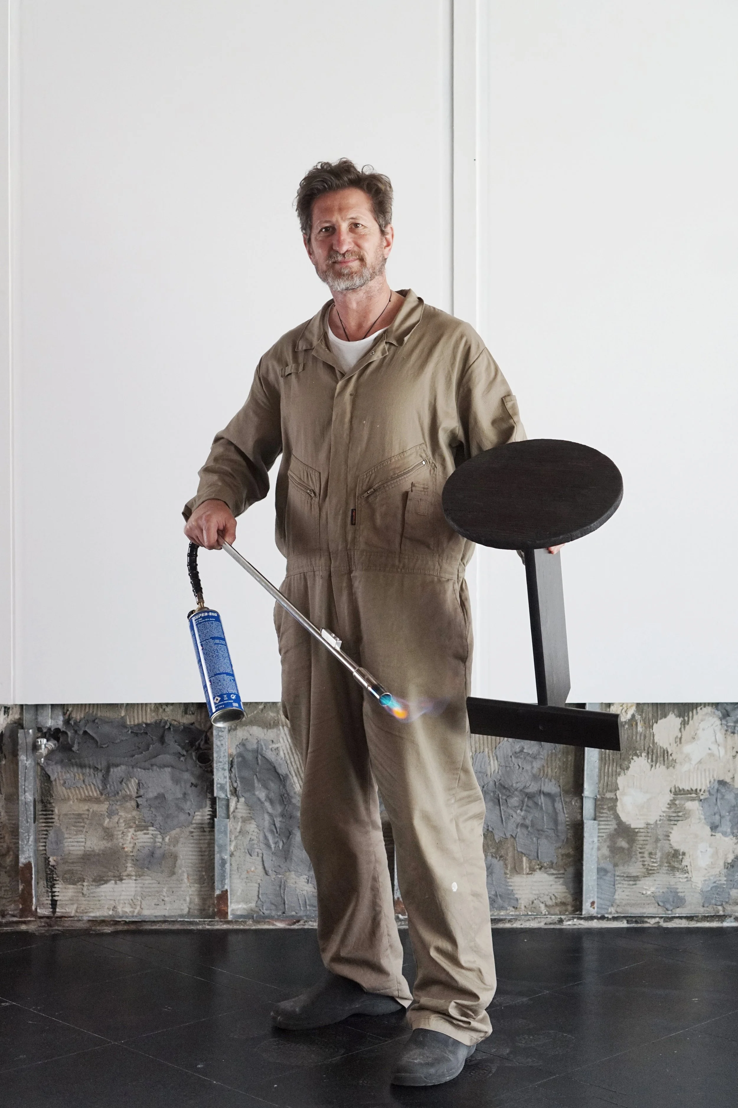Leonhard Pfeifer with his Otty side table