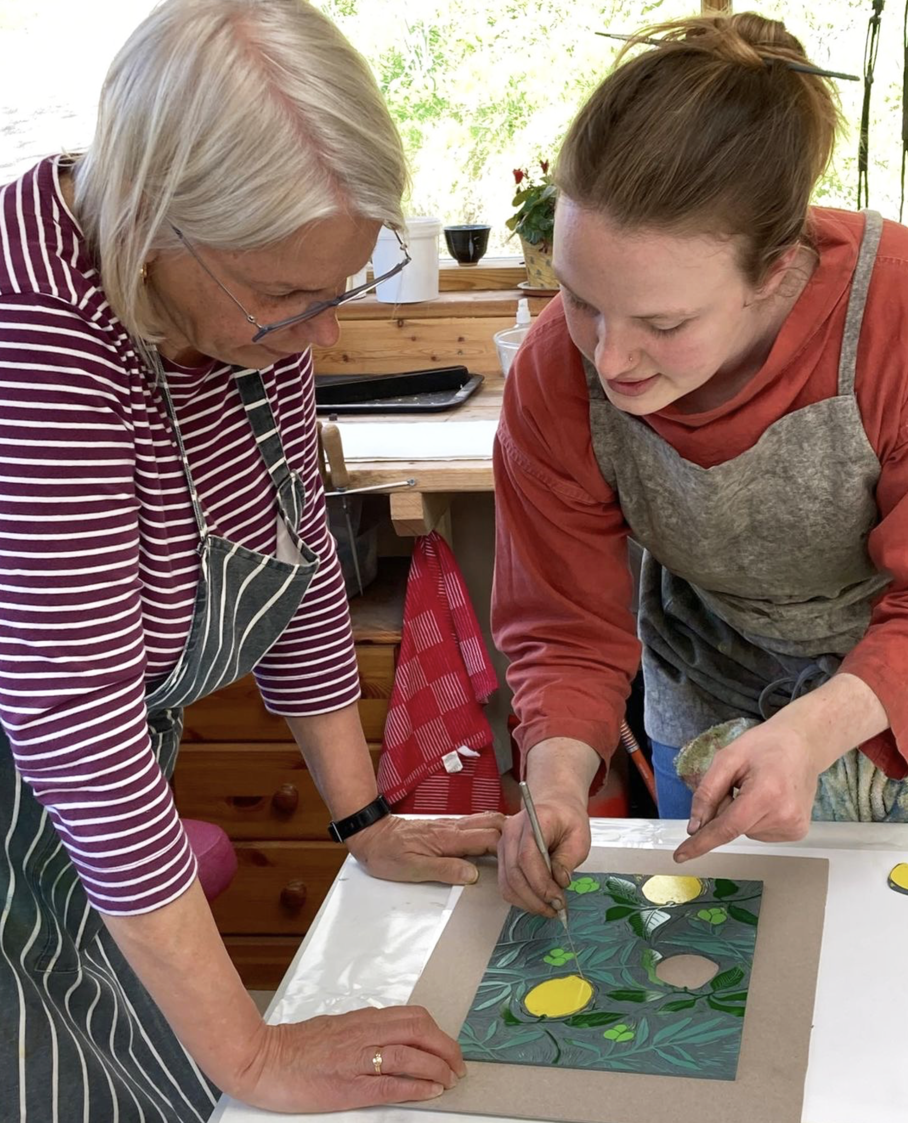 1 Day Jigsaw Lino Print Course