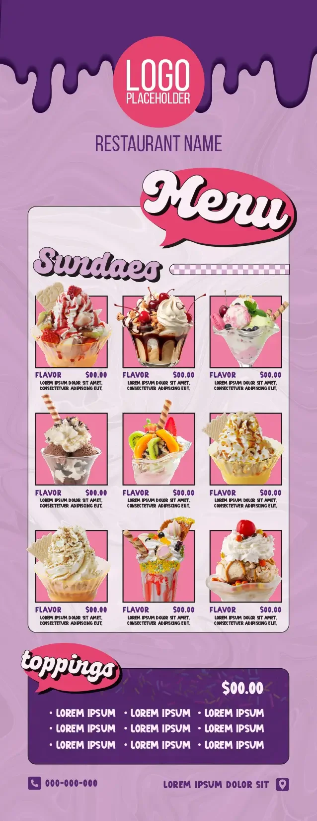 Ice Cream Parlor_4.25x11 Menu Template-1.webp