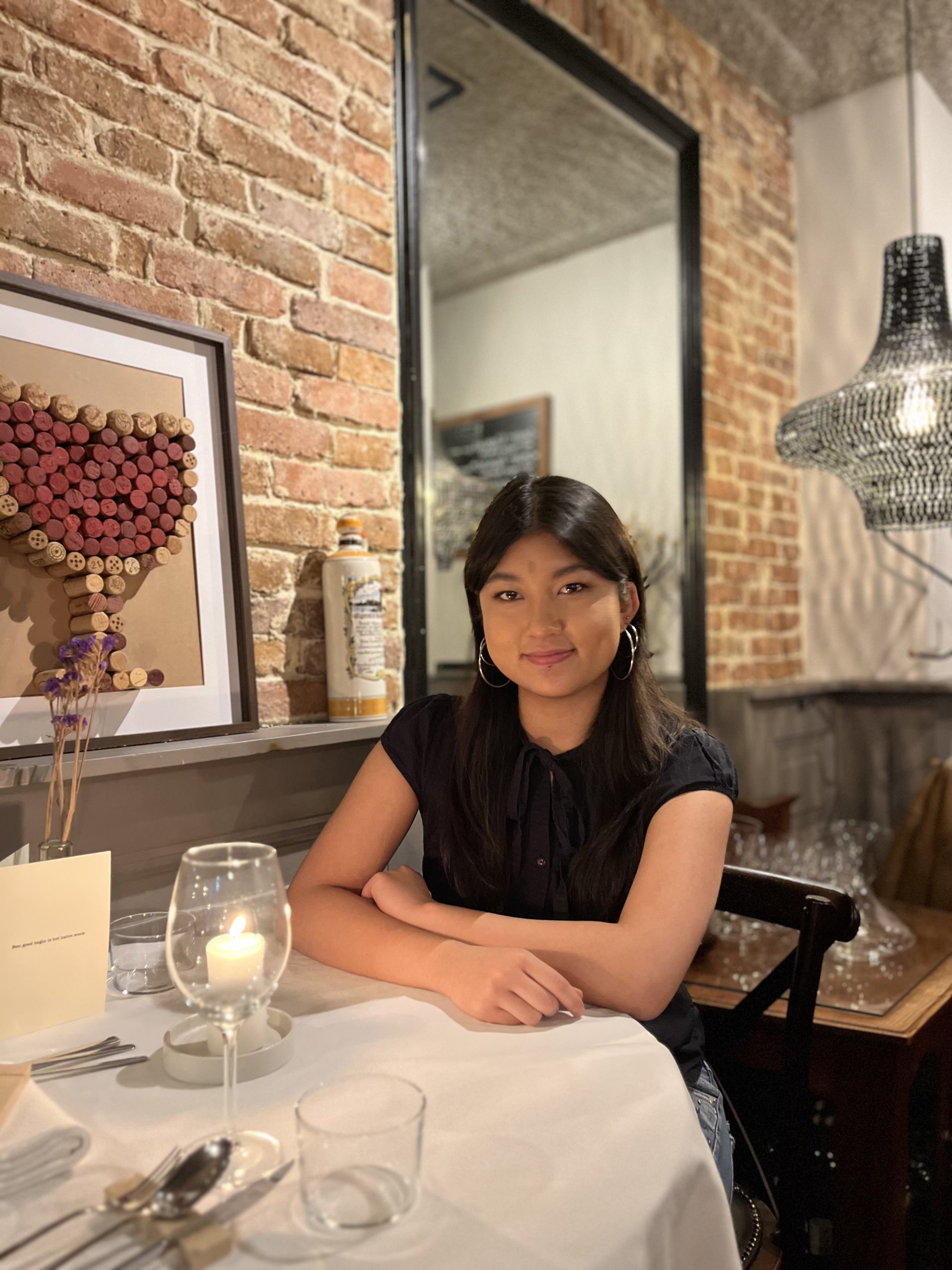 Linh, eerstejaars student aan de universiteit van Utrecht werkt parttime bij ons in de bediening