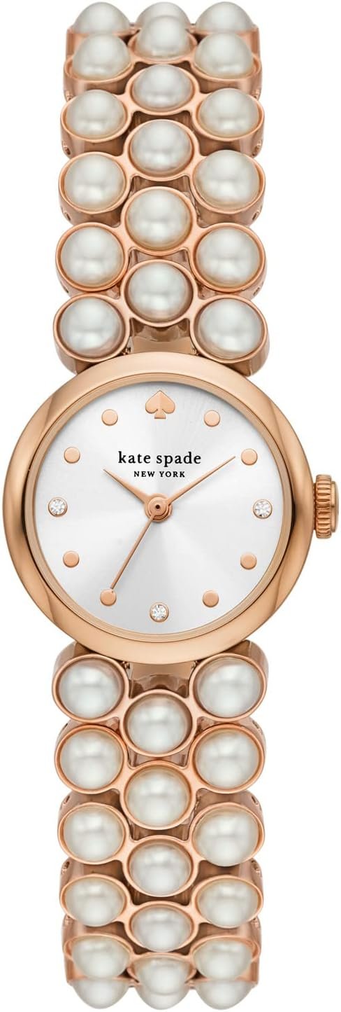 Kate Spade New York Monroe Jewelry-Inspired Women's Watch with Stainless Steel Bracelet