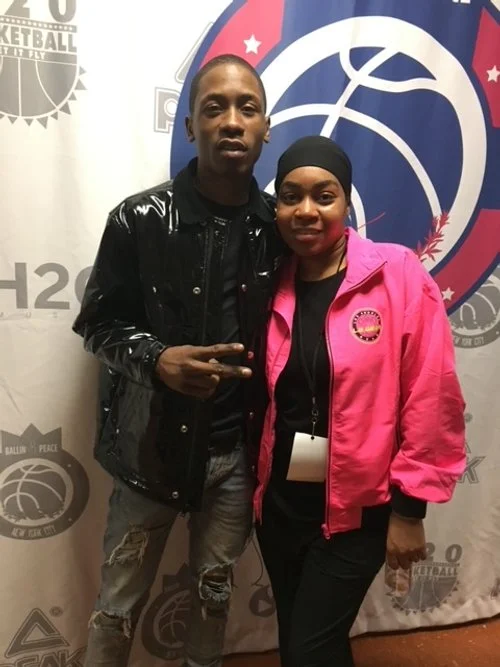Me with 2Milly at Ballin4Peace - NYC 2018