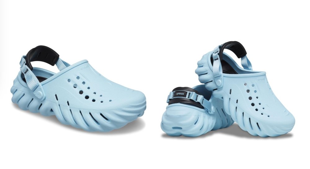 Crocs Echo Clogs in Artic (Blue)