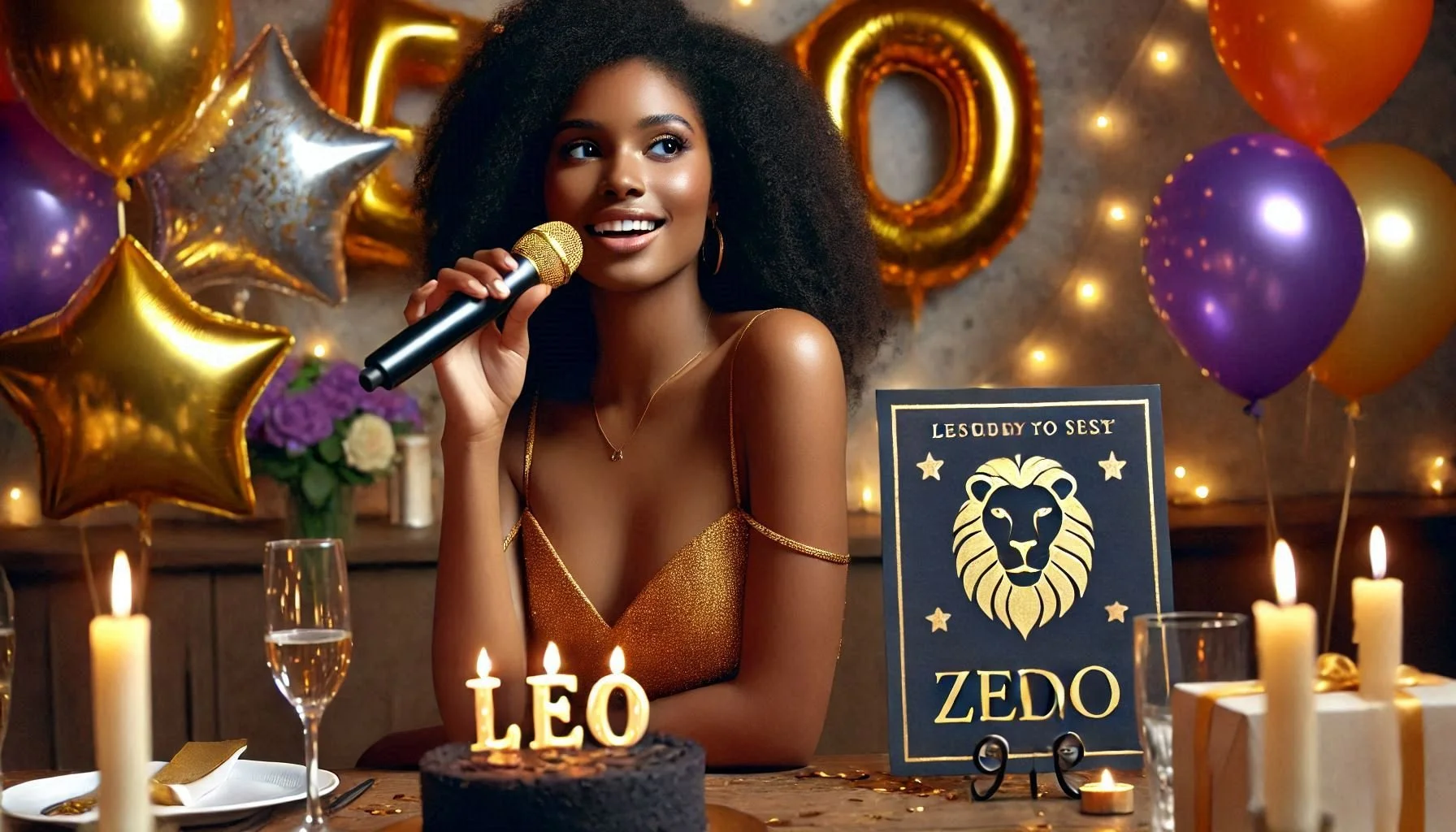 DIGITAL WALLPAPER FOR LEO ZODIAC: Pretty Birthday Vibes for LEO Woman