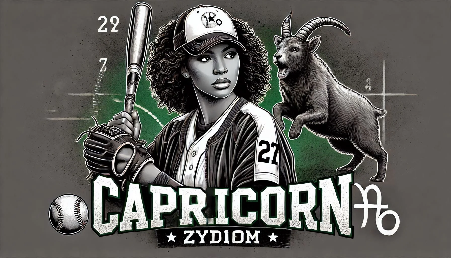 DIGITAL WALLPAPER FOR CAPRICORN ZODIAC: Sprit Animal Team Player