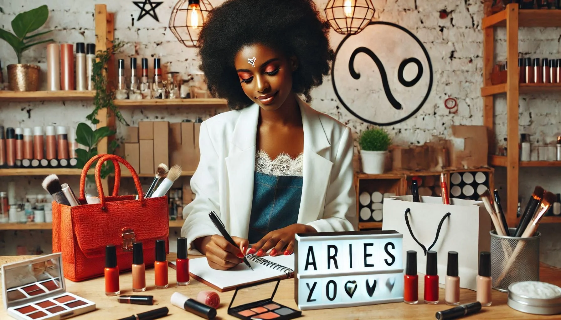 DIGITAL WALLPAPER FOR ARIES ZODIAC:  Creative Goddess