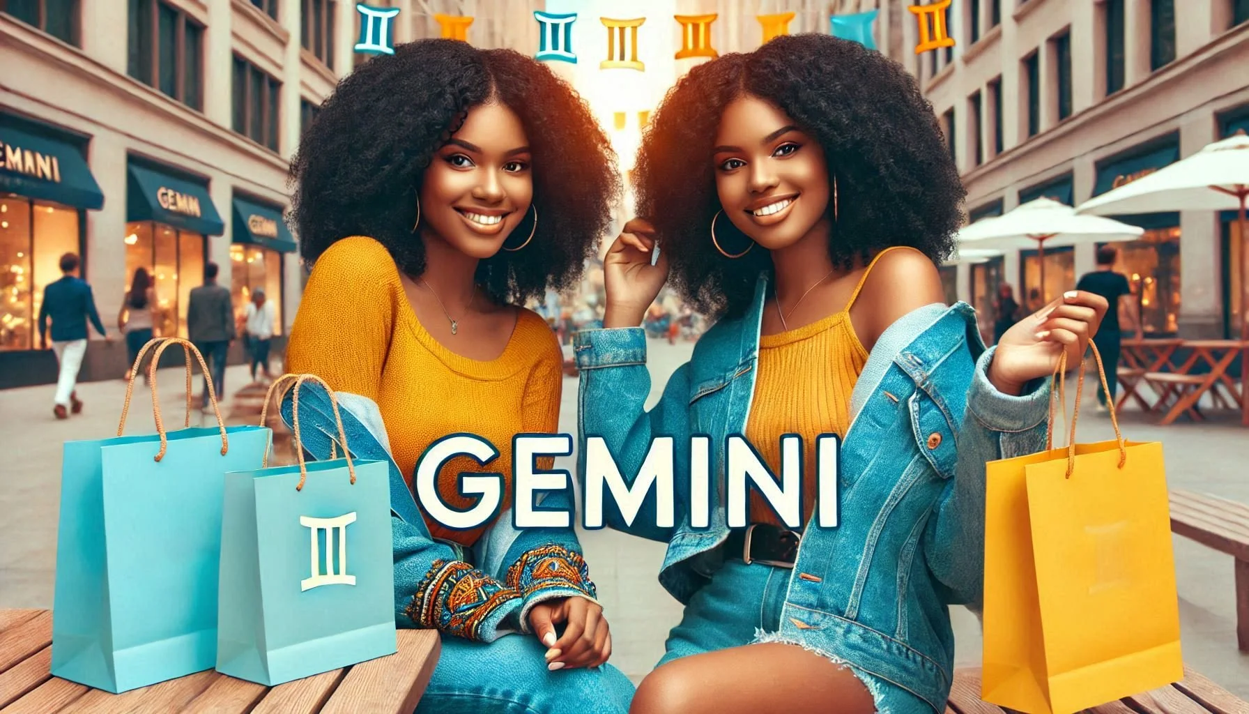 DIGITAL WALLPAPER FOR GEMINI ZODIAC: Cute Chic GEMINI Twins