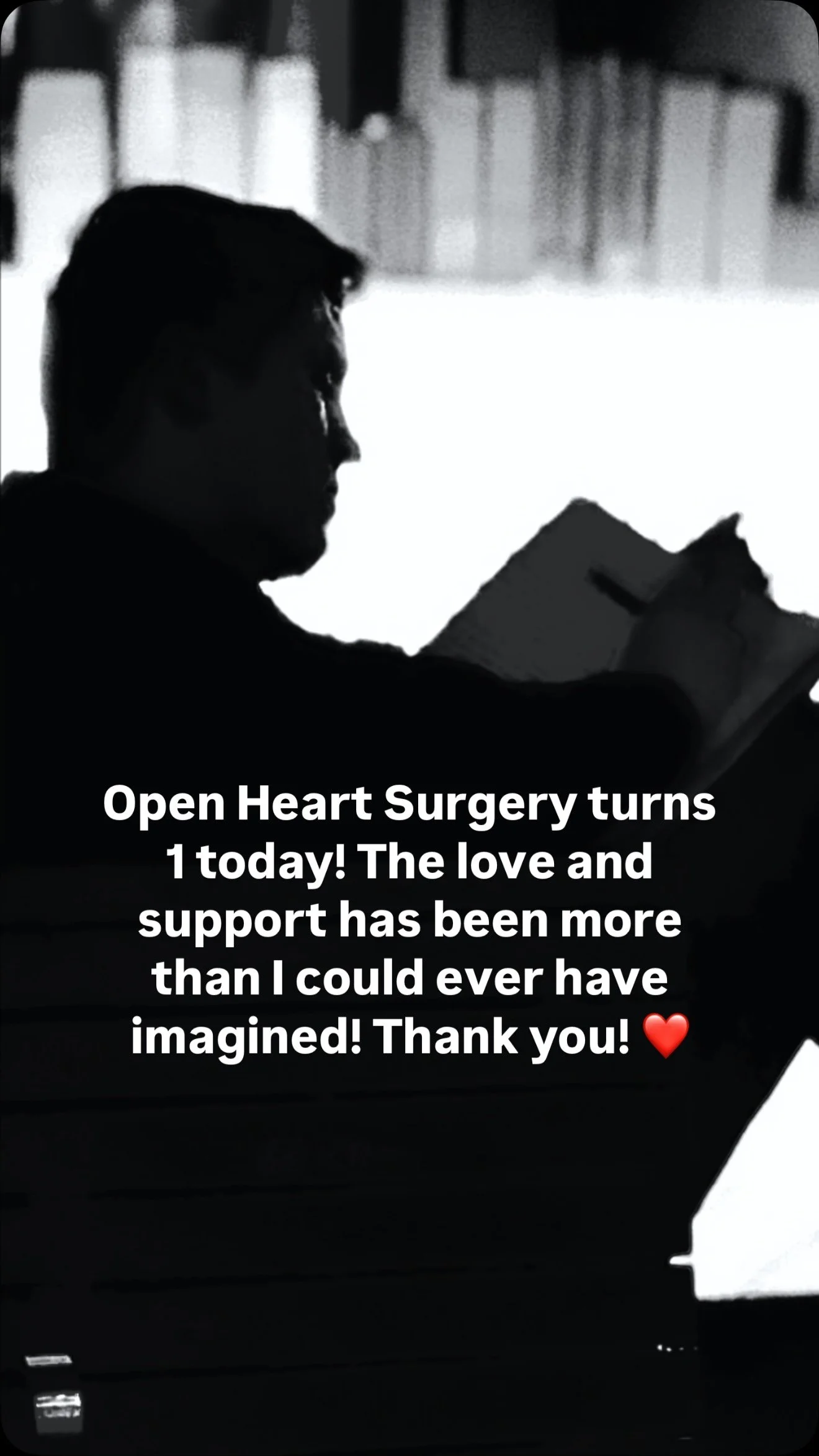 It’s been one year since I released Open Heart Surgery, and I am so thankful for the love and support you’ve give me. I can’t wait to release more music for you to listen to!
#music #singer #musician #newmusic #love #noahkahan #so