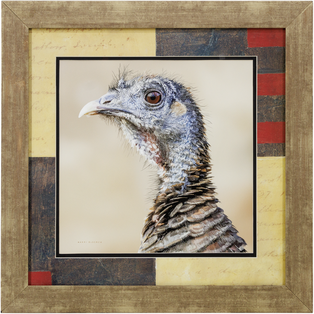 Wild Turkey-Light Wood 24x24