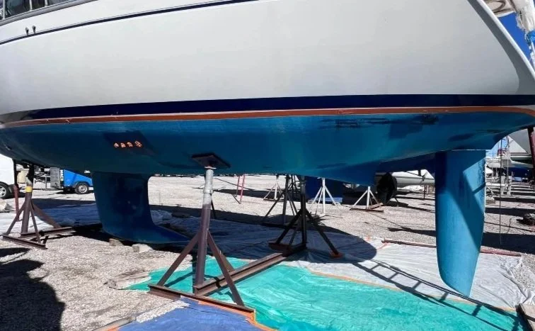 Aérogommage antifouling avant