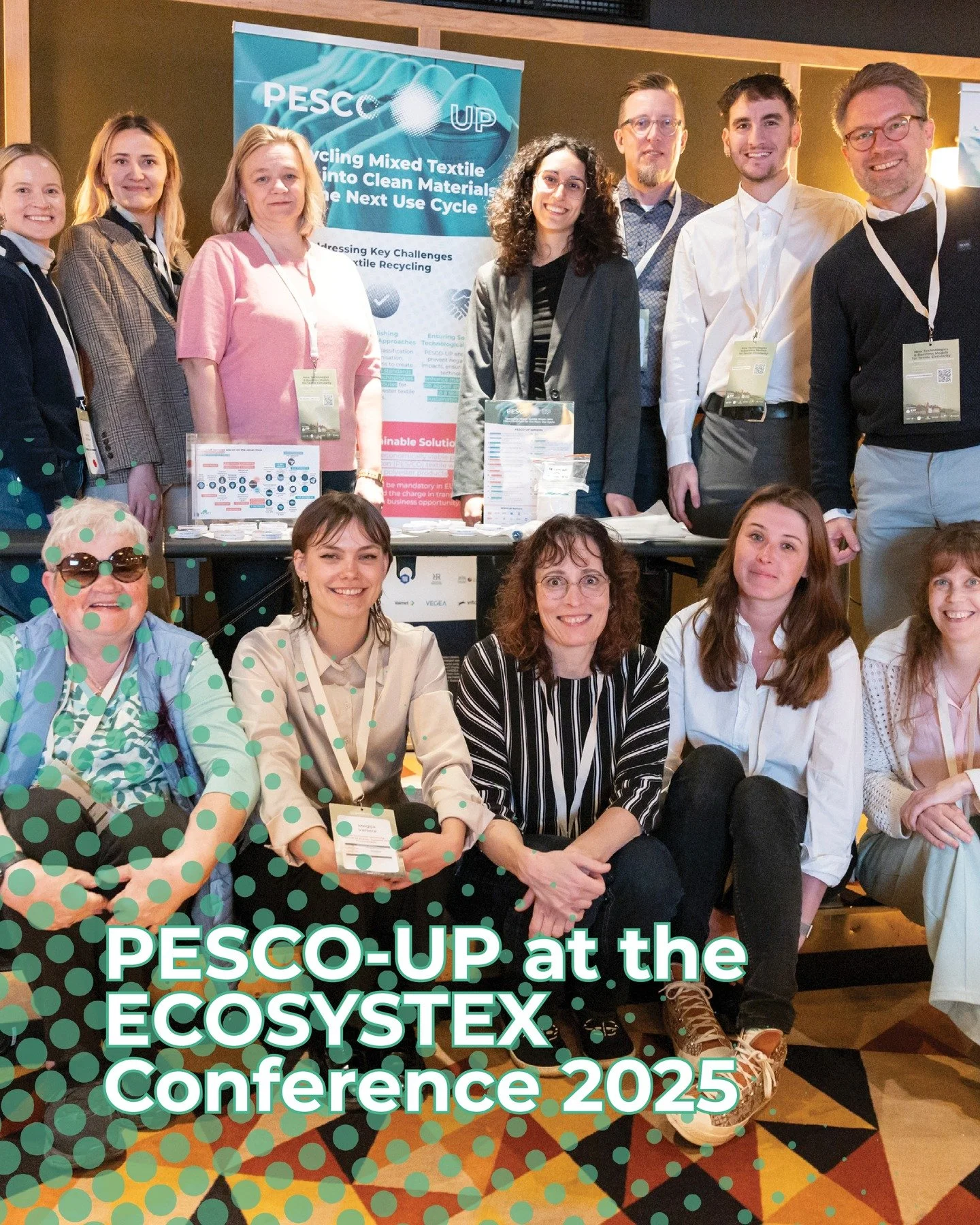 Throwback to the beginning of October, when PESCO-UP co-organised the ECOSYSTEX Conference 2025 in Gothenburg, Sweden.

As part of the opening sessions, participants heard from our coordinator Marjo M&auml;&auml;tt&auml;nen from VTT who presented how