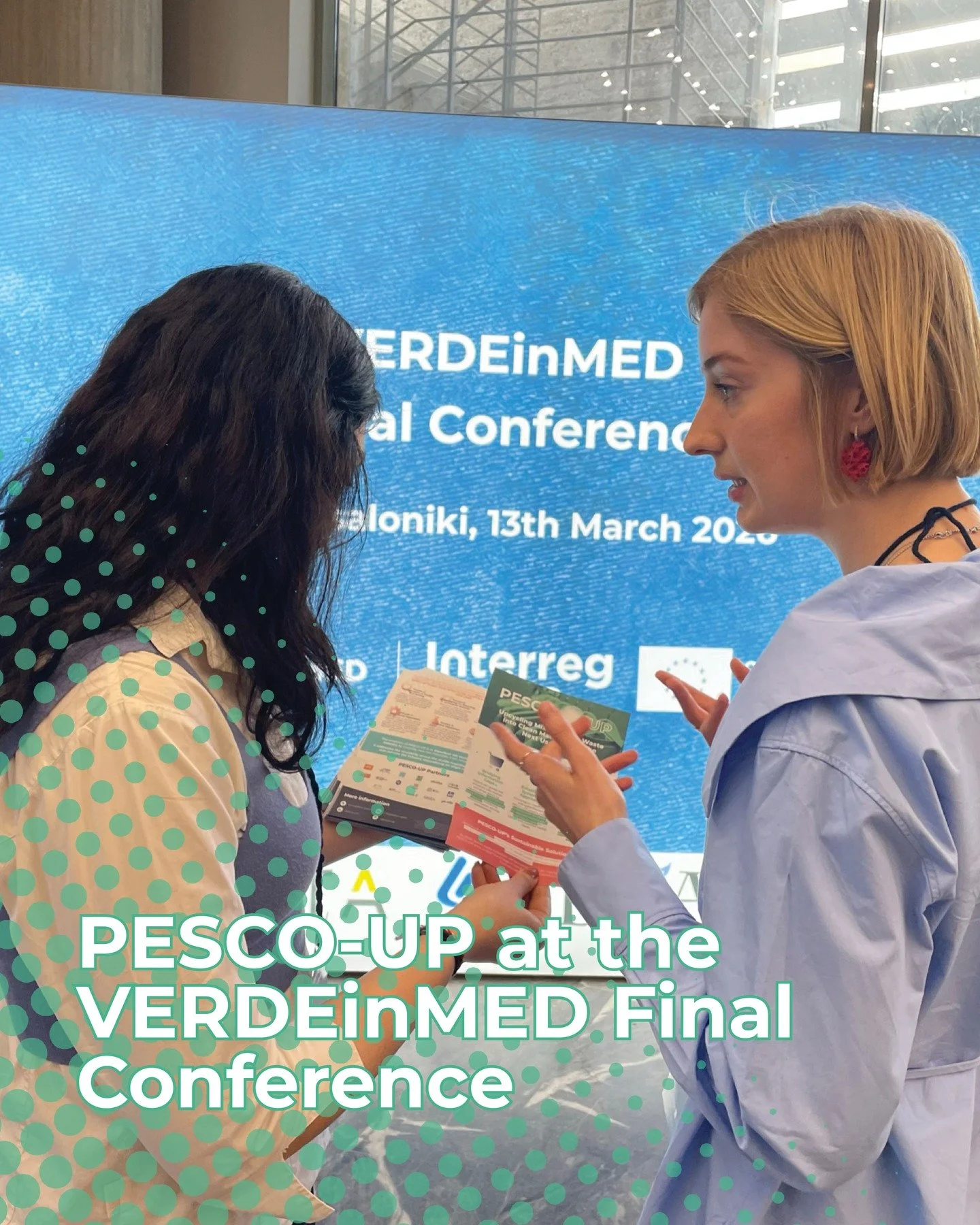 On 13 March, Textile ETP Sustainability Programmes Manager Tilla Kross took the stage at the VERDEinMED final event in Thessaloniki, Greece. She highlighted the key objectives of PESCO-UP, and the work carried out within the ECOSYSTEX community 🤝 

