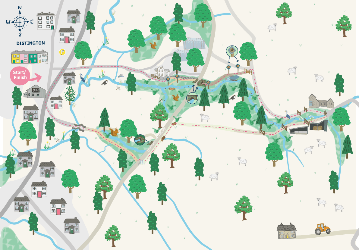 Map of Distington