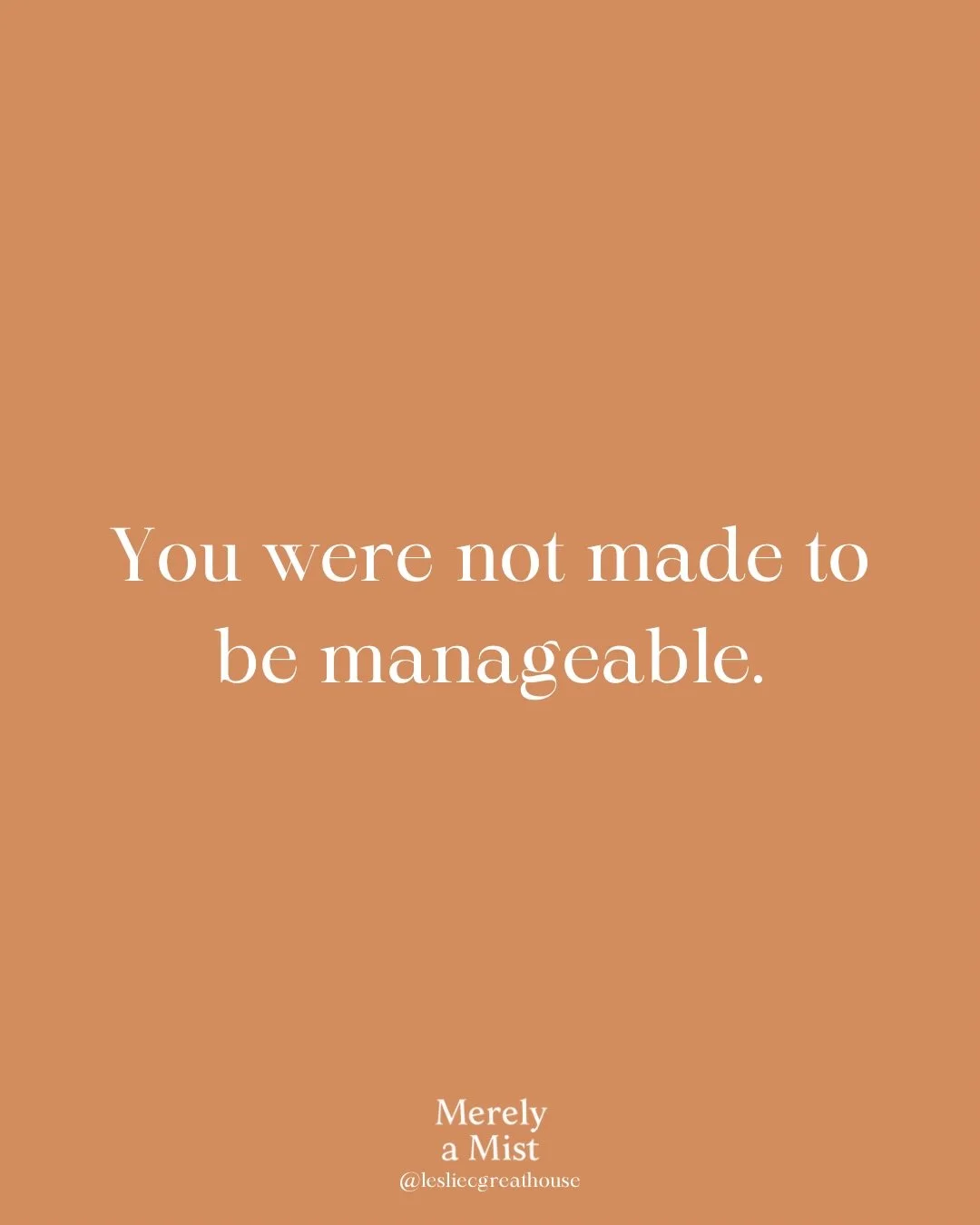 Hear me out.

There is something in you. You feel it in your passions, your drive, the things that make you come alive, the words God has spoken over you. But it is not what the world expects of you. Your family prefers different. It doesn&rsquo;t ma