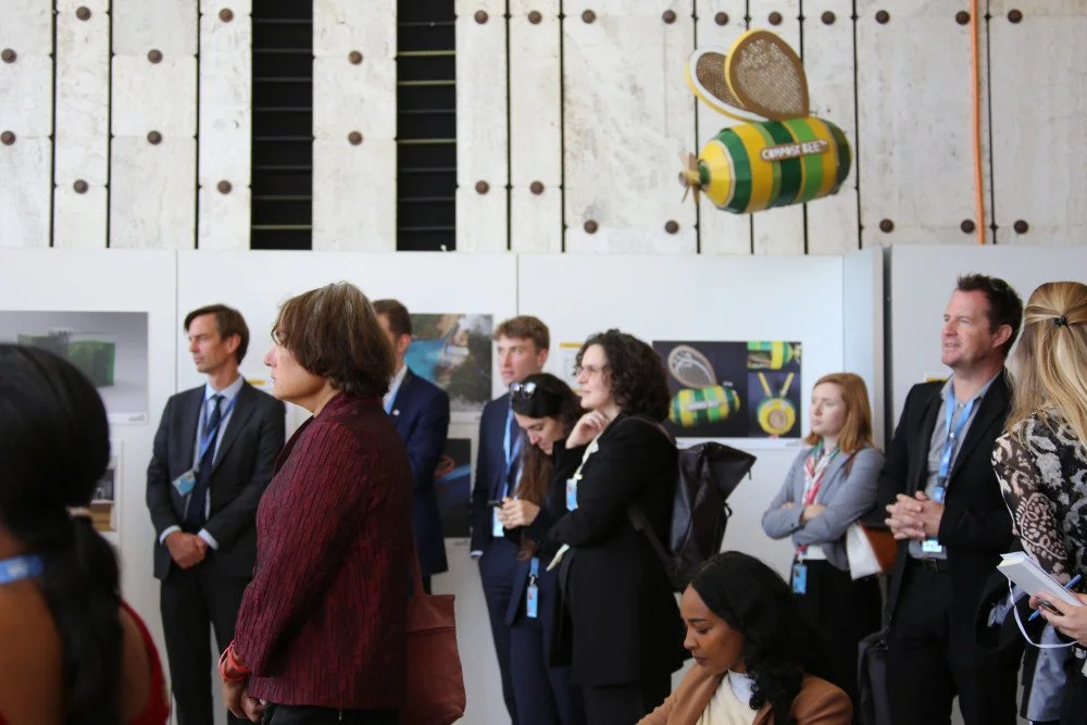 UN Geneva Exhibition | CRIN | Compost Bee