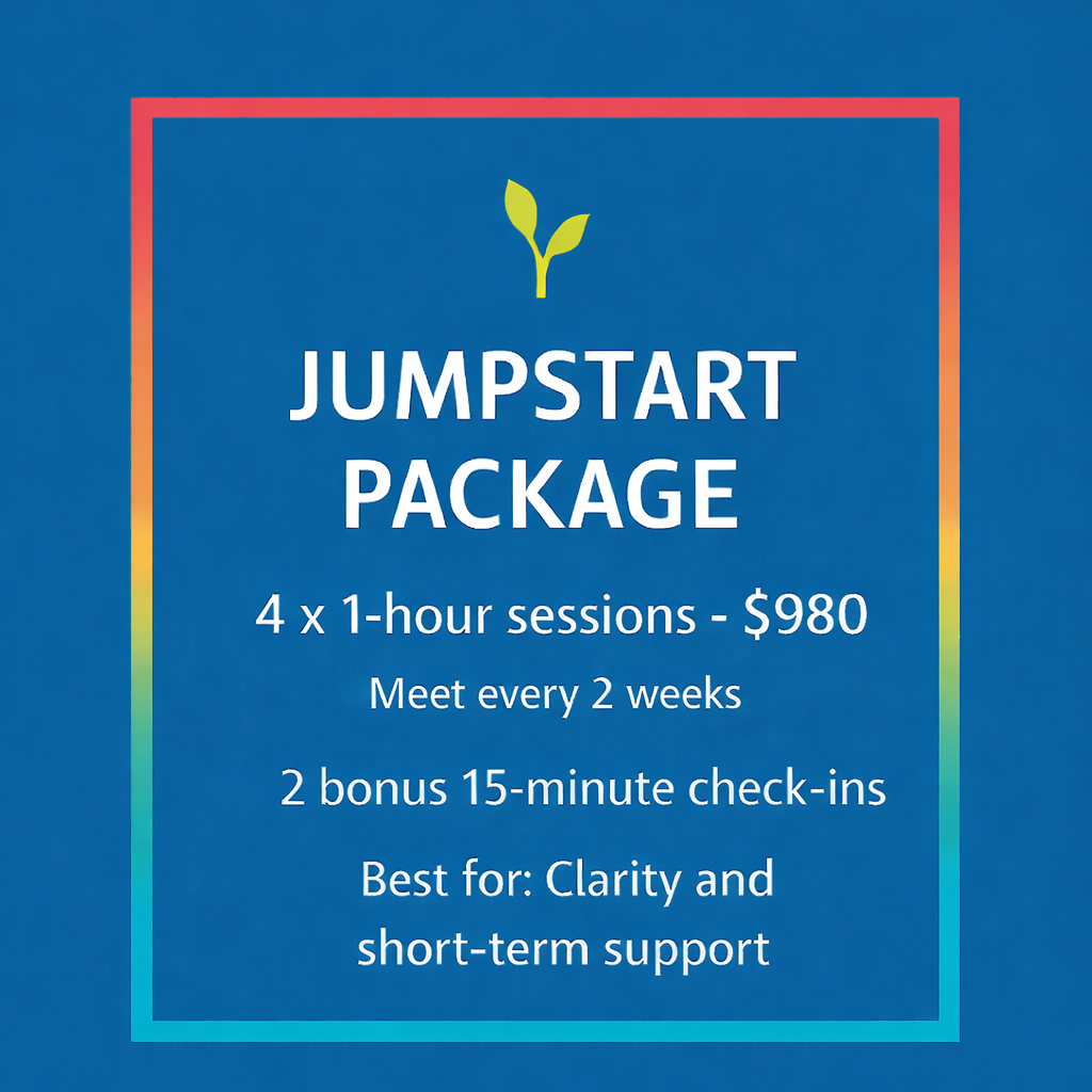 Jumpstart Coaching Package 🌱