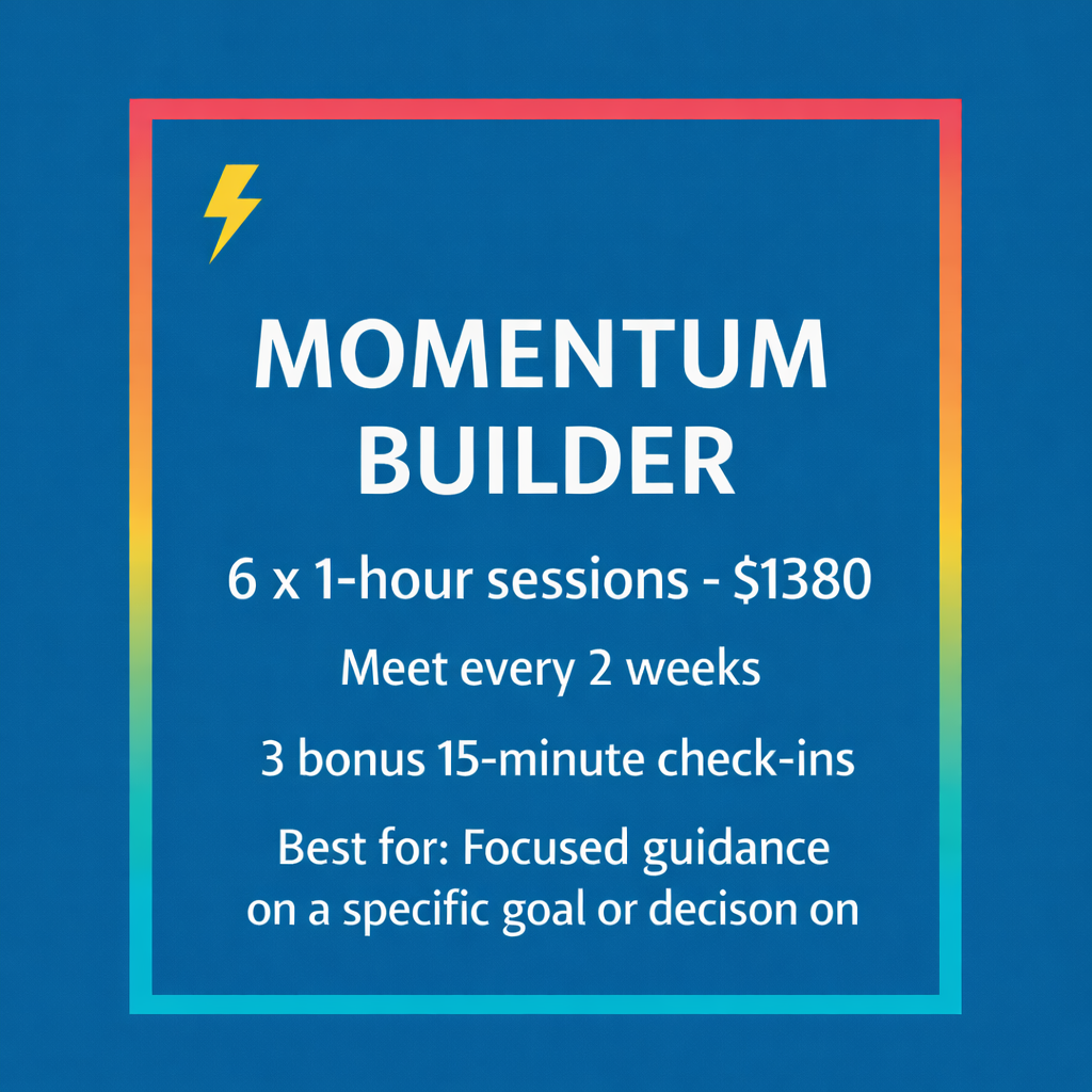 Momentum Builder Coaching Package ⚡