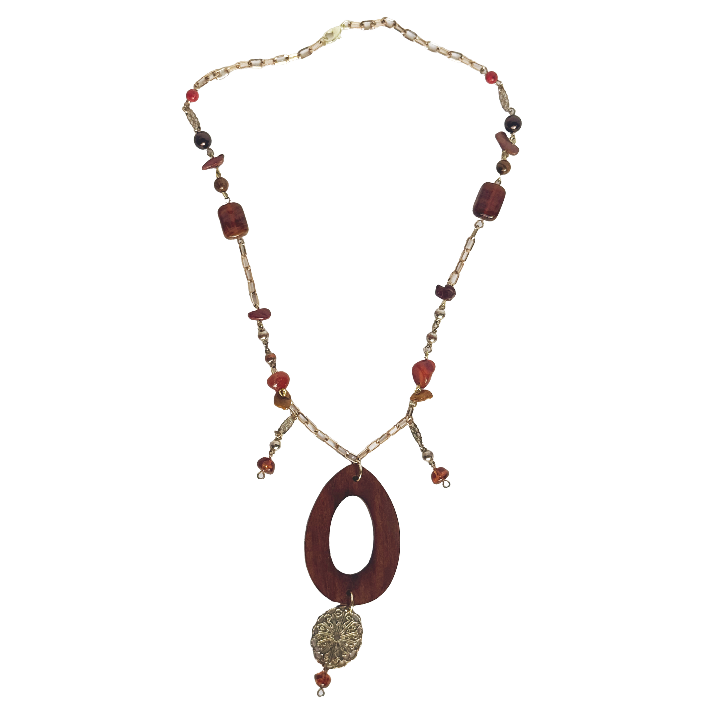 Funky and Chunky Upcycled Necklace