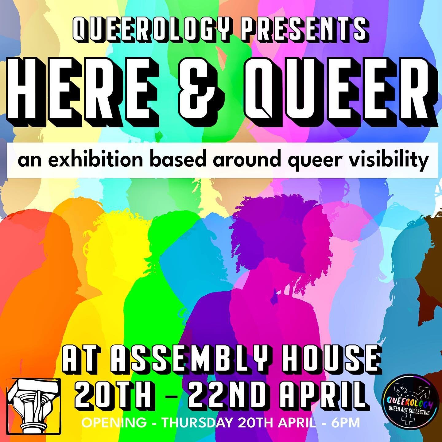 Next month in April @queerology.leeds is back with an exhibition about Queer visibility at @assembly_leeds event space!
.
It&rsquo;s been really exciting to get the collective back up and running, Thankyou to everyone who has been involved and workin