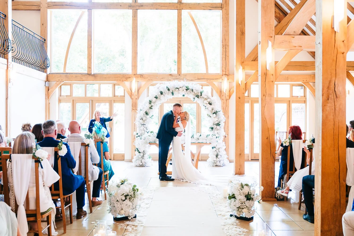 rivervale-barn-berkshire-wedding-first-kiss.jpg